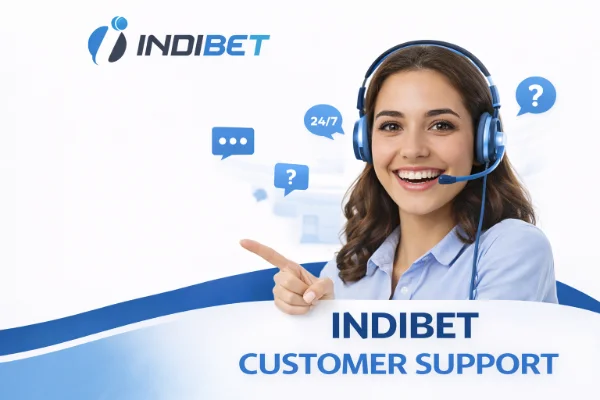IndiBet customer support promo design
