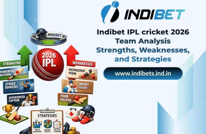 Read more about the article Indibet IPL cricket 2026 Team Analysis: Strengths, Weaknesses and Strategies