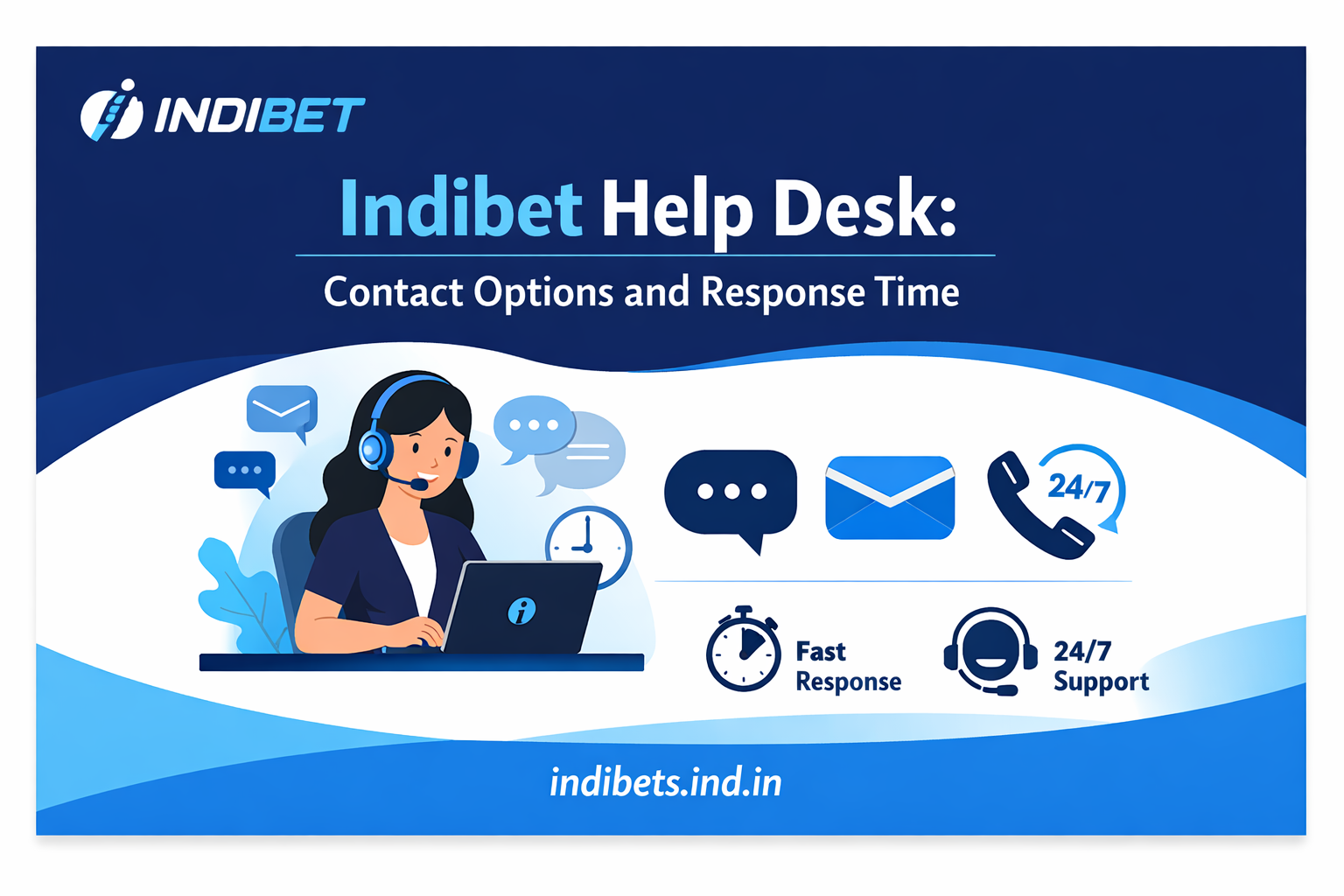 Read more about the article Indibet Help Desk: Contact Options and Response Time